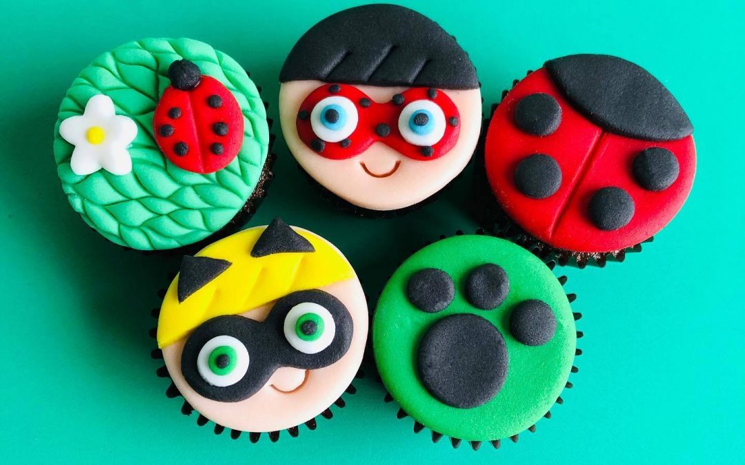 Mini Cupcake Decorado – Miraculous: As Aventuras de Ladybug